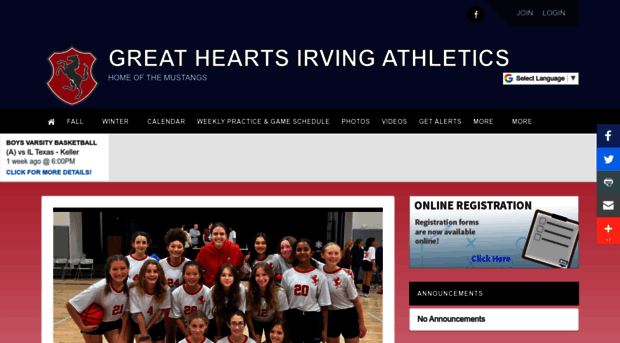 greatheartsirvingathletics.org