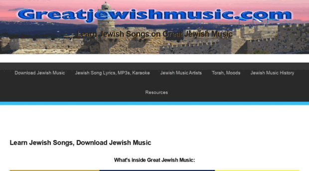 greatjewishmusic.com