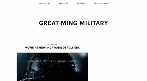 greatmingmilitary.blogspot.nl