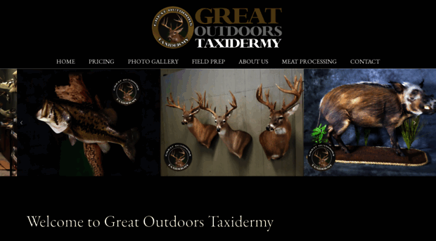 greatoutdoorstaxidermy.com