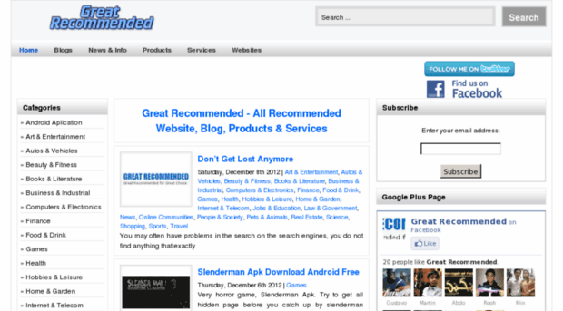 greatrecommended.com