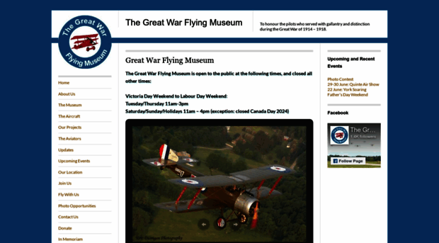 greatwarflyingmuseum.org