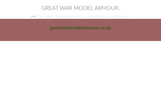 greatwarmodelarmour.co.uk