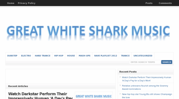 greatwhitesharkmusic.com