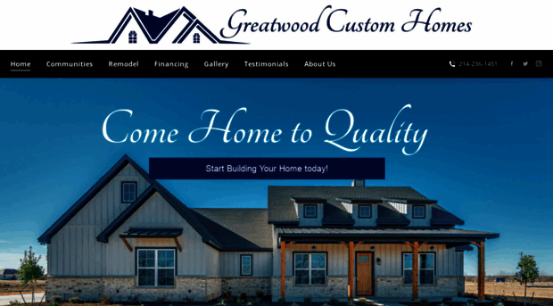 greatwoodcustomhomes.com