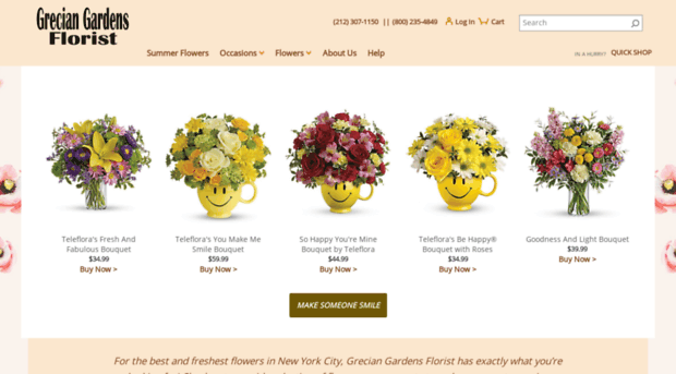 greciangardensflorist.com