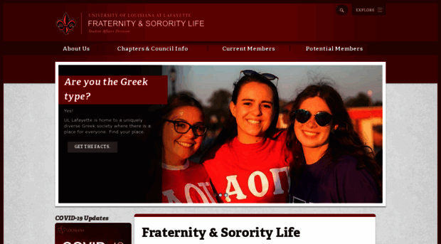 greeklife.louisiana.edu