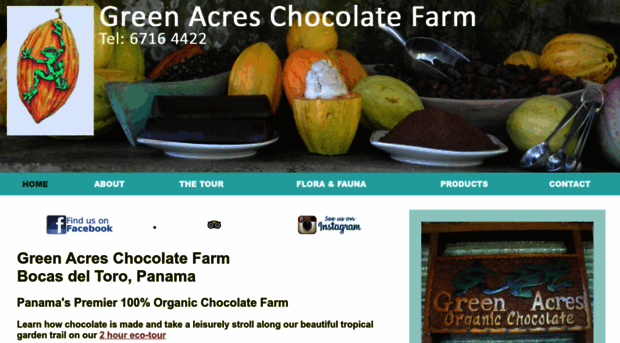greenacreschocolatefarm.com