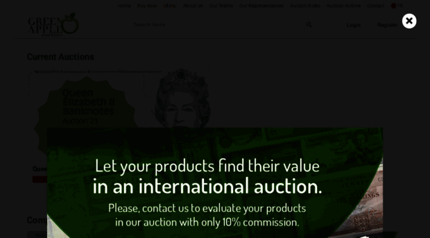 greenappleauction.com