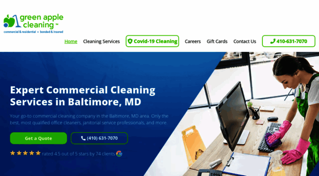 greenapplecleaningmd.com