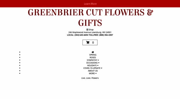 greenbriercutflowers.com