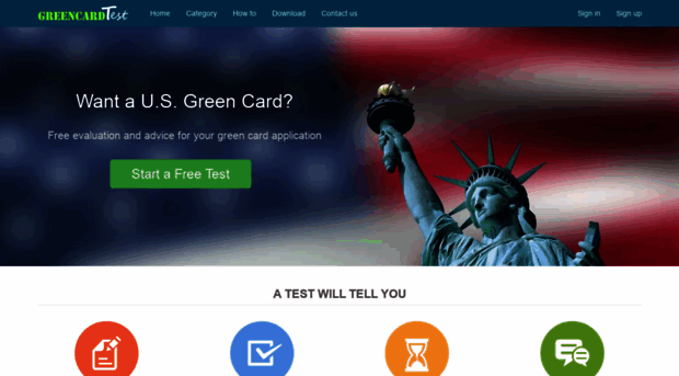 greencardtest.com