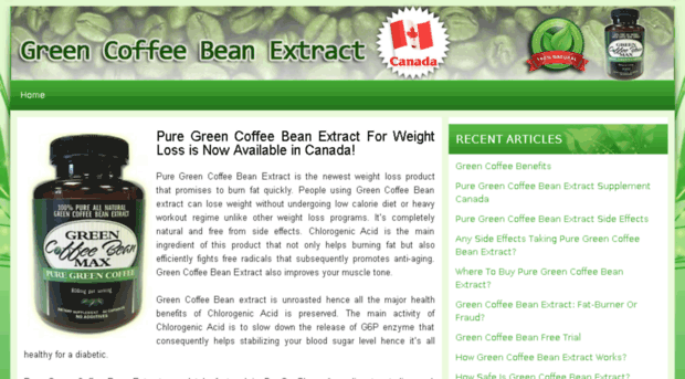 greencoffeebeanextractcanada.com