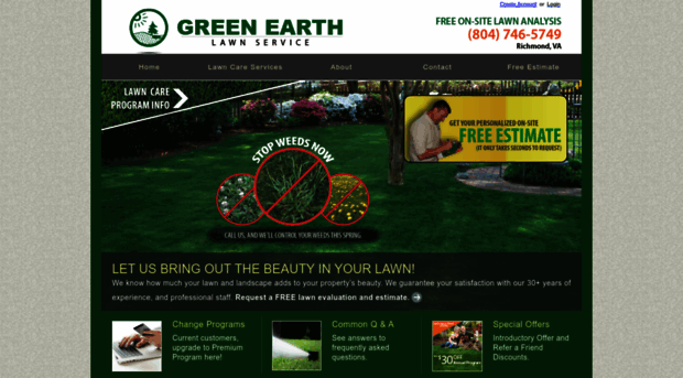 greenearthlawnservice.com