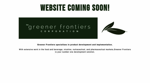 greenerfrontiers.com