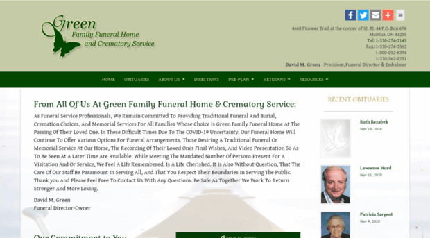 greenfamilyfuneralhome.com