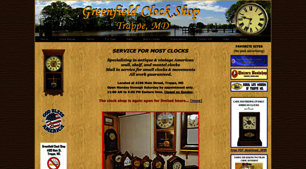 greenfieldclockshop.com