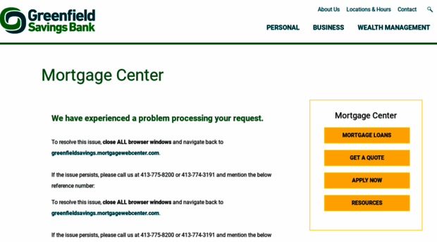 greenfieldsavings.mortgagewebcenter.com