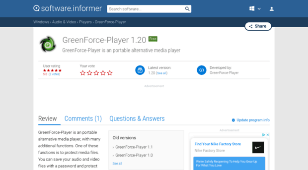 greenforce-player.software.informer.com