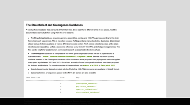 greengenes.secondgenome.com