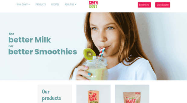 greengoatmilk.com