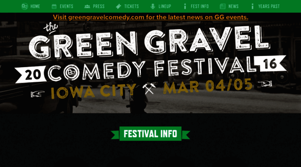 greengravelcomedyfest.com