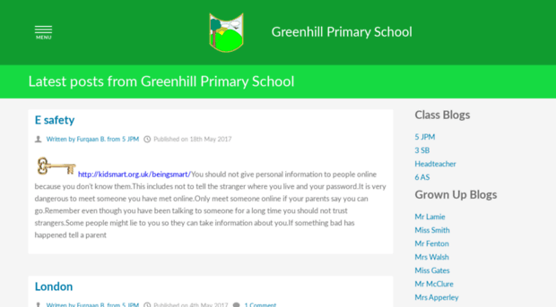 greenhill.primaryblog.net