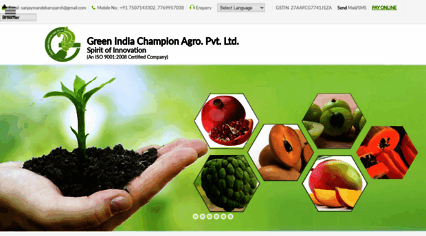 greenindiachampionagro.com