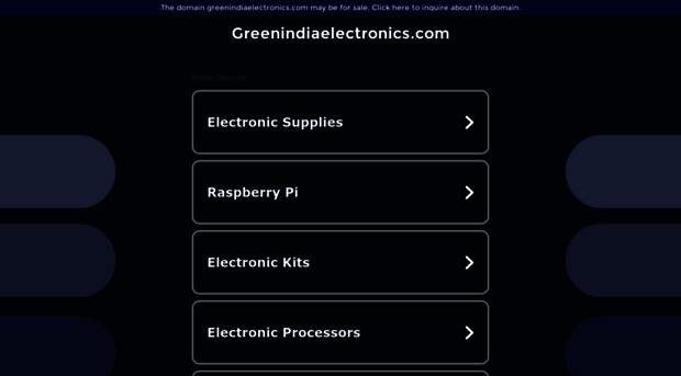 greenindiaelectronics.com