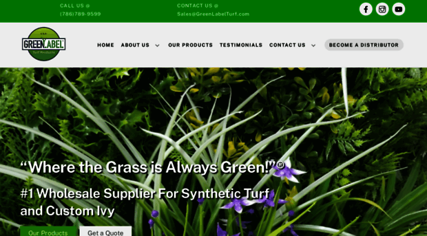 greenlabelturf.com