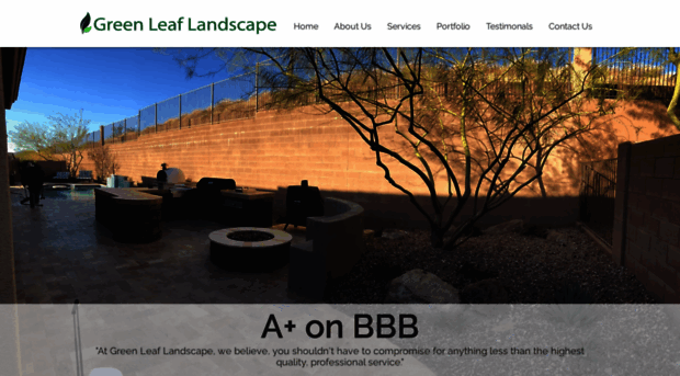 greenleaflandscapeaz.com