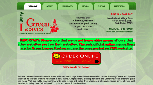 greenleavesrestaurant.com