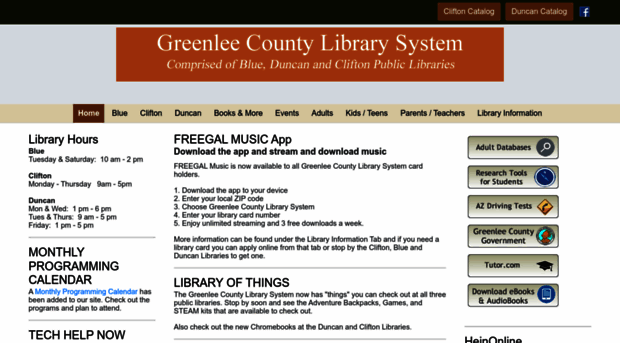 greenleelibraries.org