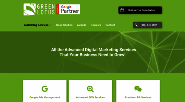 greenlotusagency.com