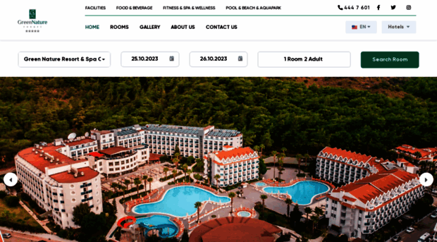 greennatureresortspa.com