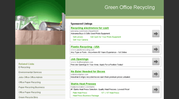 greenofficerecycling.com