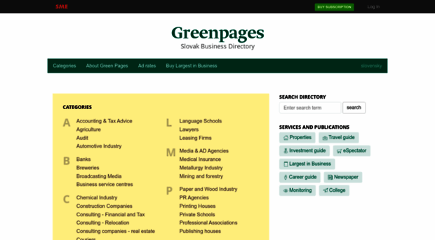 greenpages.spectator.sme.sk
