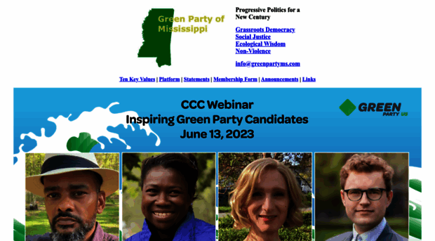 greenpartyms.com