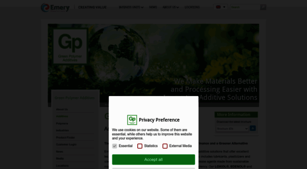 greenpolymeradditives.emeryoleo.com