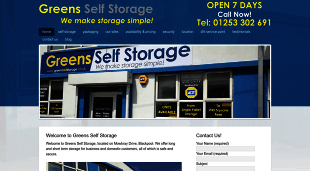 greensselfstorage.co.uk