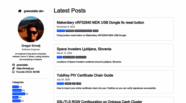 greenstatic.dev