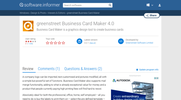 greenstreet-business-card-maker.software.informer.com