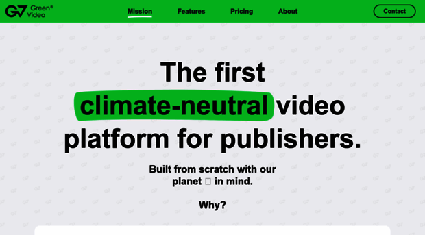 greenvideo.io