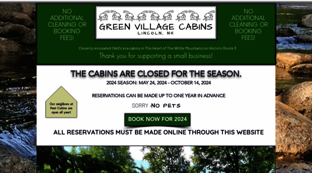 greenvillagecabins.com