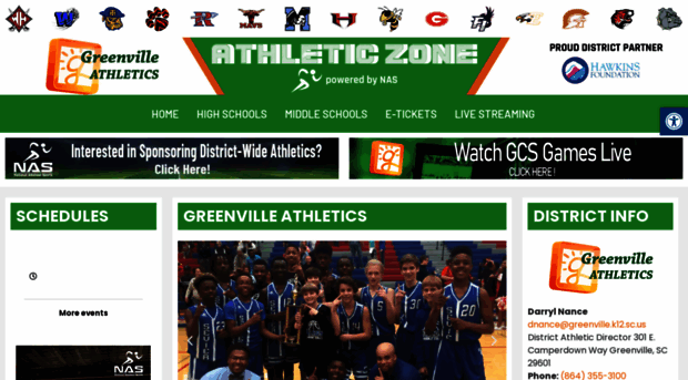 greenvillecountyathletics.com