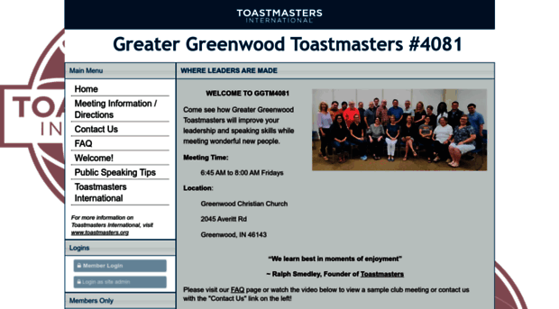 greenwood.toastmastersclubs.org