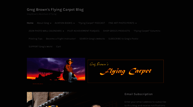 gregbrownflyingcarpet.com