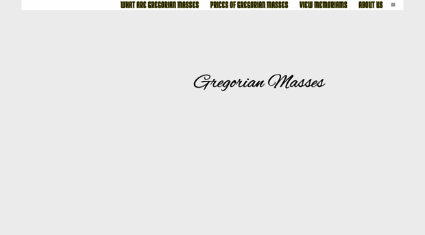 gregorianmasses.com