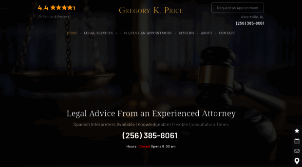 gregorykpricelaw.com