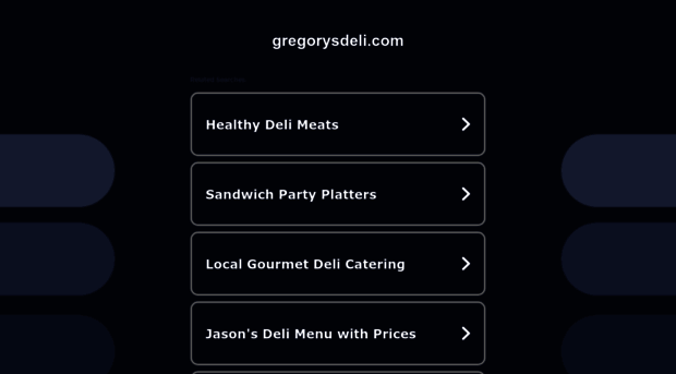 gregorysdeli.com